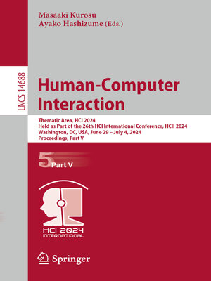 cover image of Human-Computer Interaction